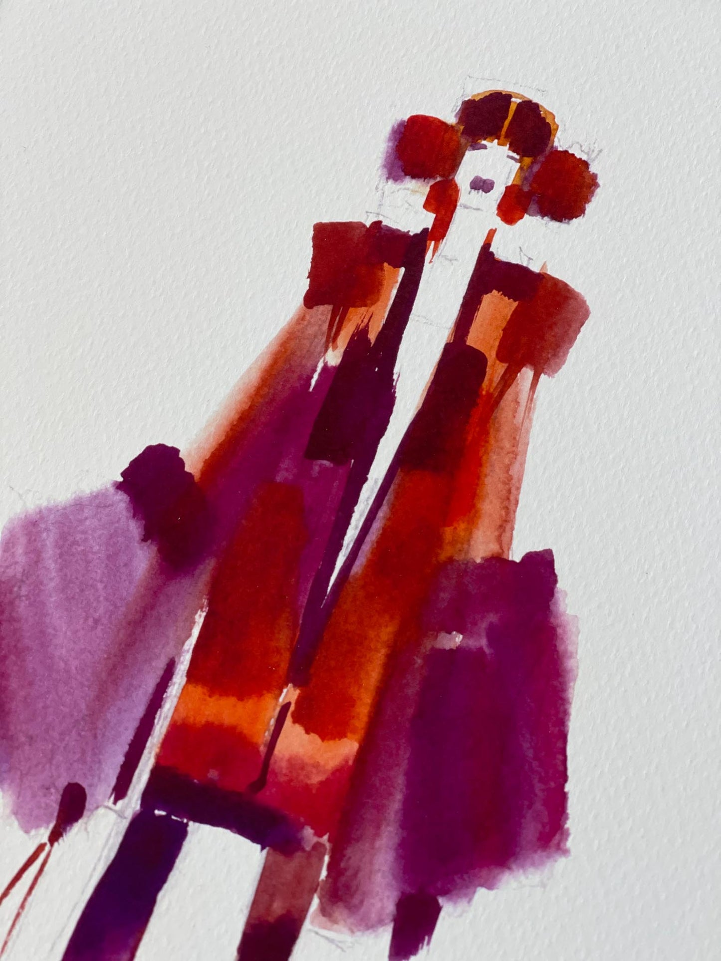 Red hair | Print