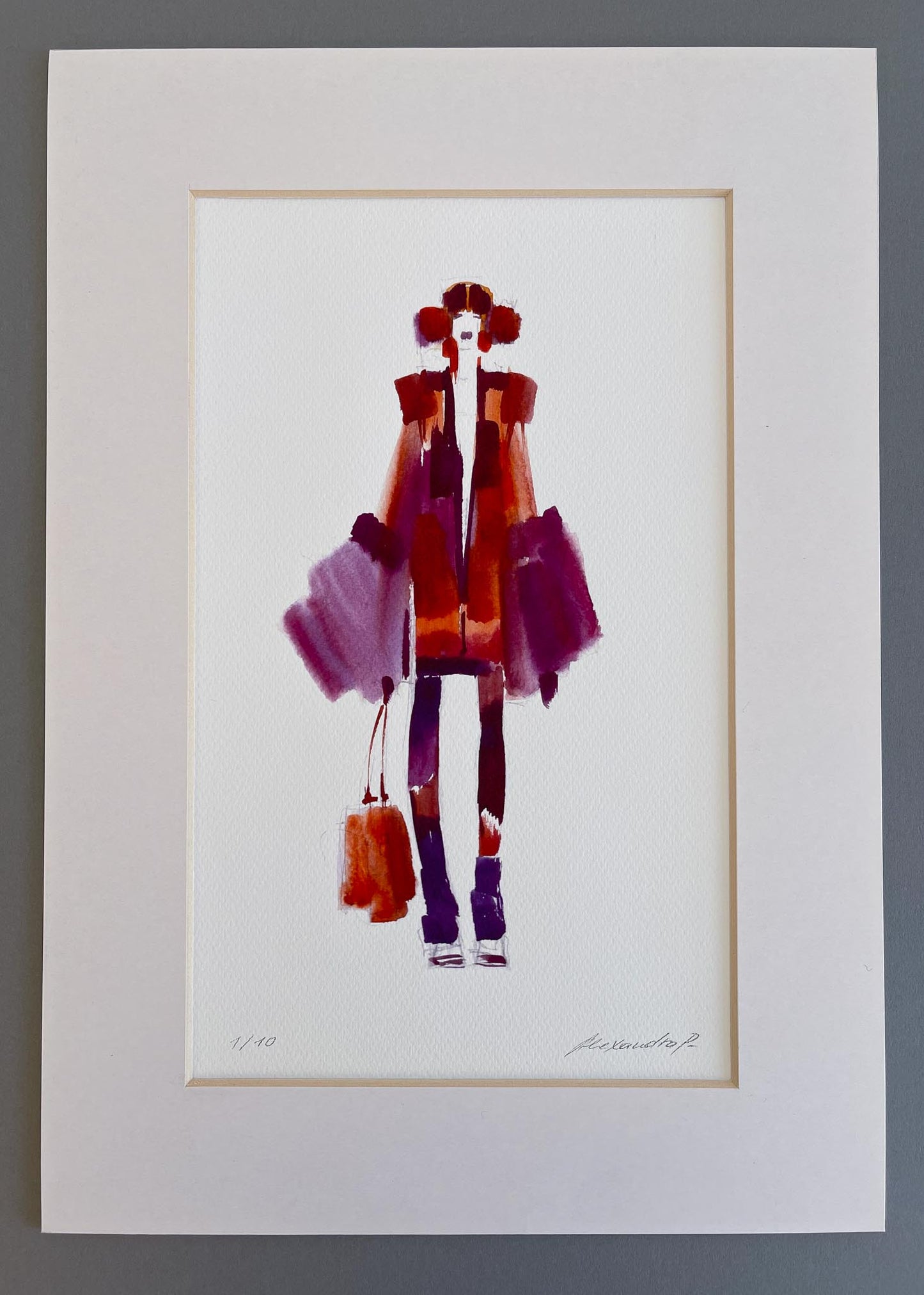 Red hair | Print
